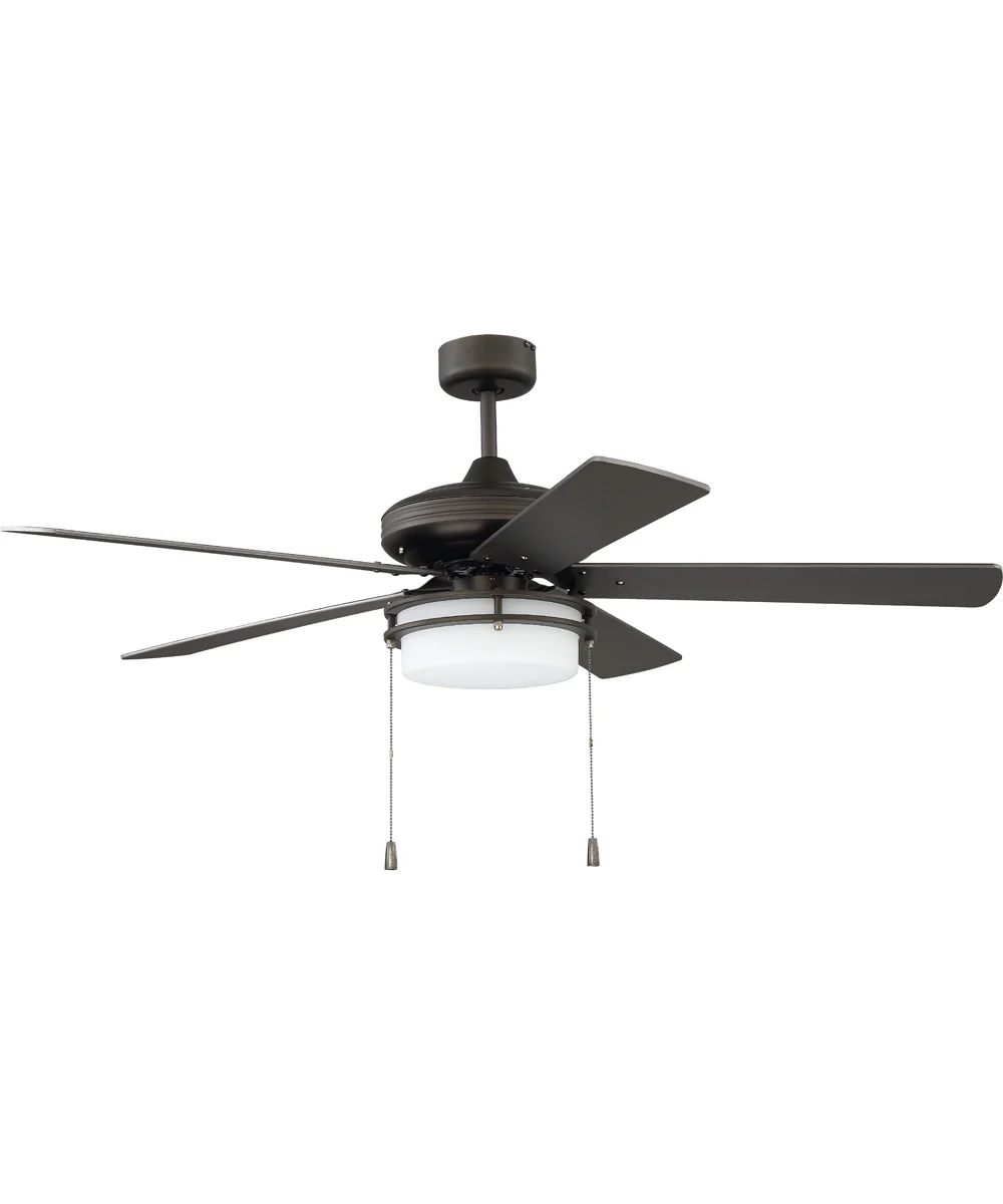 52" Stonegate 2-Light LED Ceiling Fan (Blades Included) Espresso
