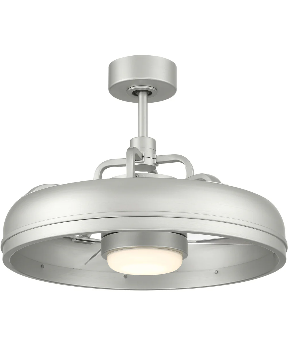 Taylor 24" 1-Light Ceiling Fan (Blades Included) Painted Nickel - Image 2