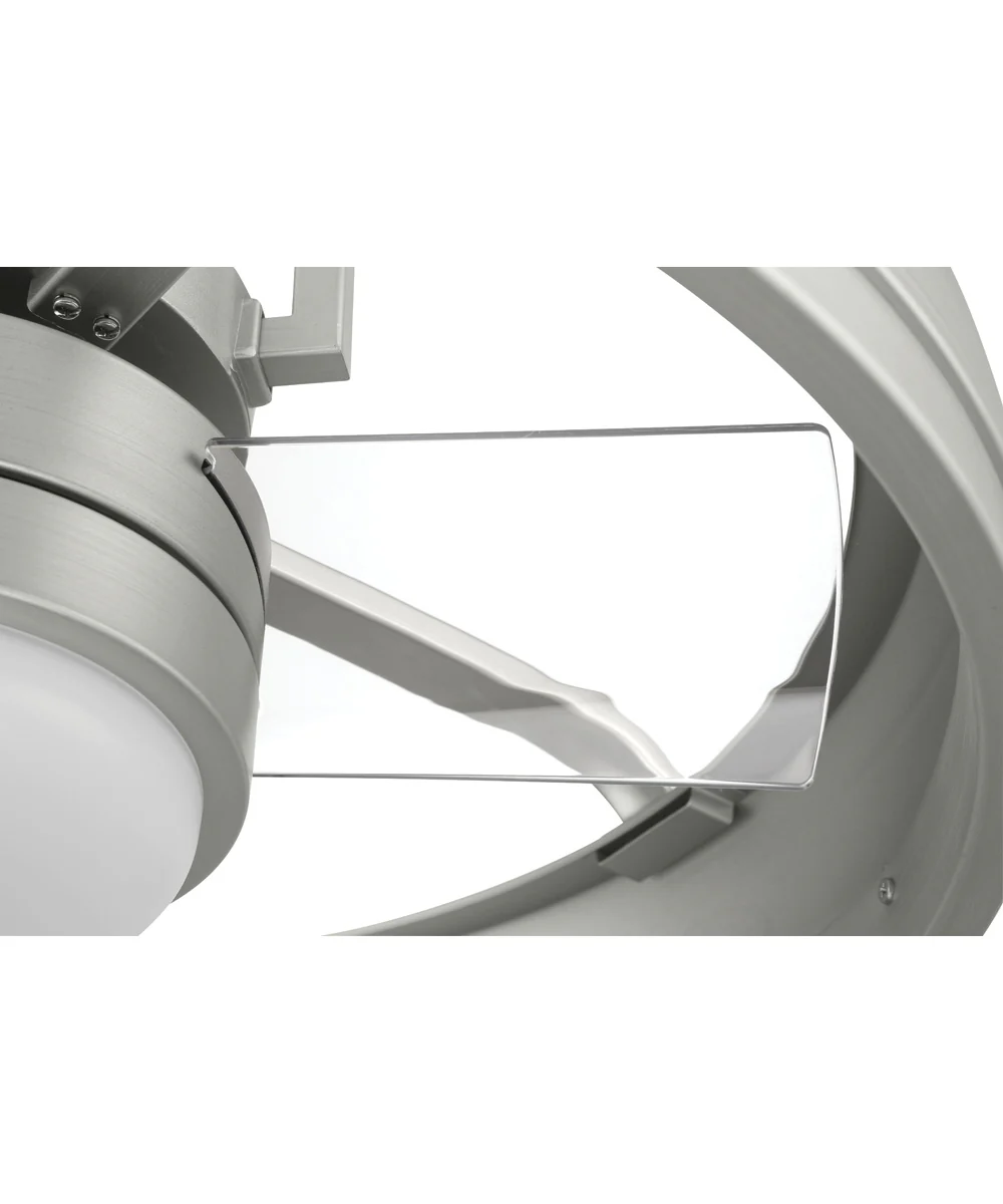 Taylor 24" 1-Light Ceiling Fan (Blades Included) Painted Nickel - Image 4