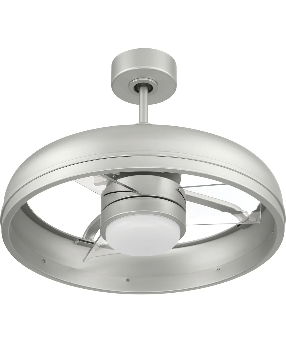 Taylor 24" 1-Light Ceiling Fan (Blades Included) Painted Nickel - Image 8