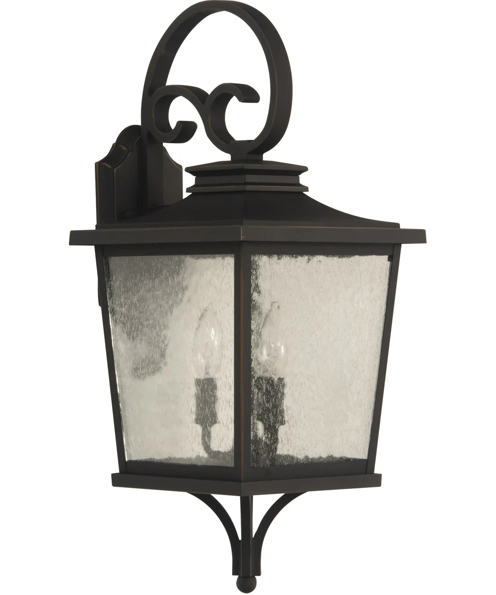 Tillman 3-Light Outdoor Wall Light Dark Bronze Gilded