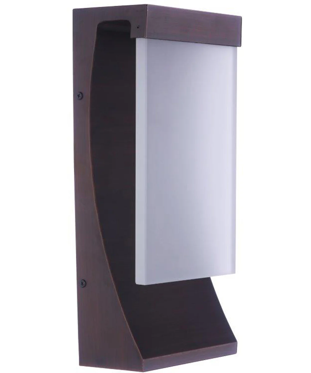 Vault 1-Light Outdoor Lantern Aged Bronze Brushed