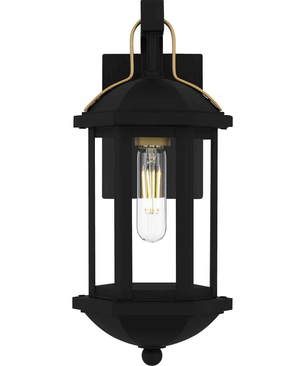 Crestfield Small 1-light Outdoor Wall Light  Coastal Armour Aluminum Matte Black - Image 3