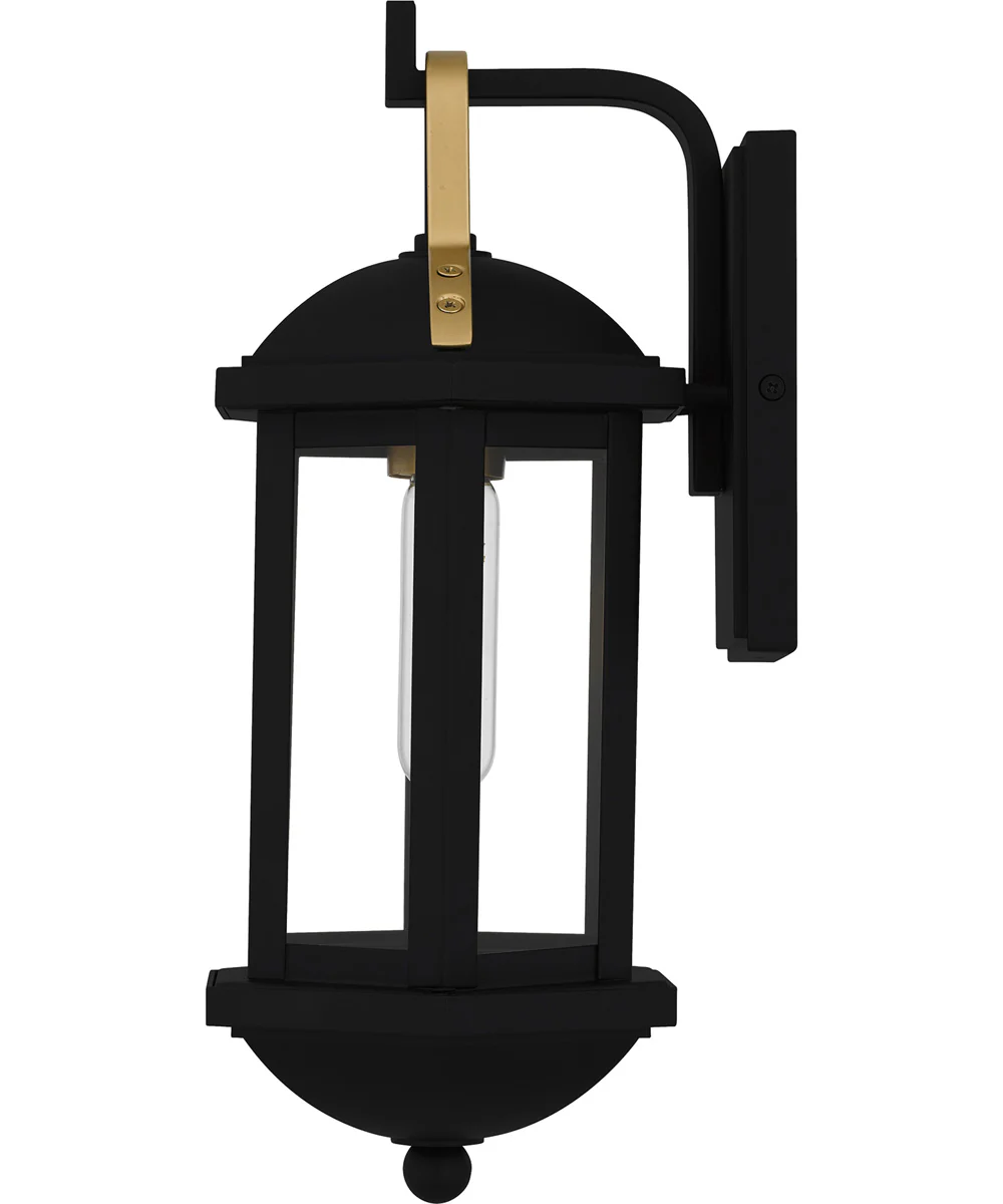 Crestfield Small 1-light Outdoor Wall Light Coastal Armour Aluminum Matte Black - Image 4