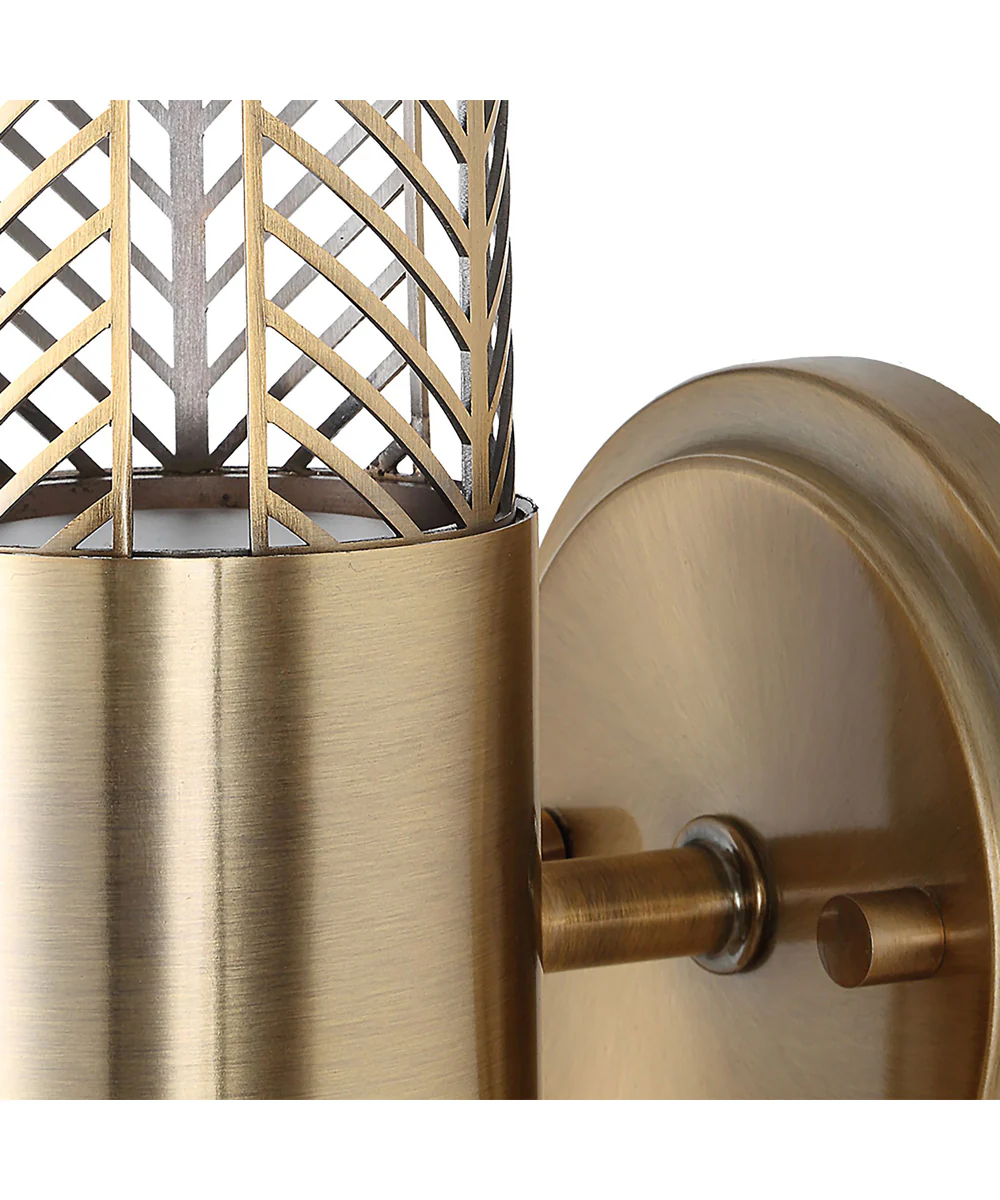 Cret 2 Light LED Brass Sconce - Image 6