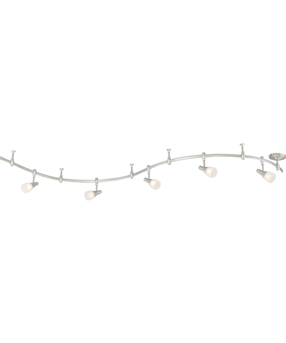 Crofton  Track Light Brushed Nickel