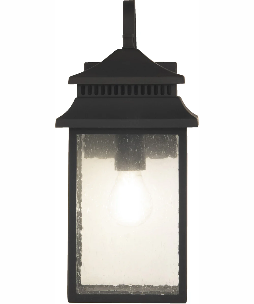 Crossbend 1-Light Outdoor Wall Lantern Dark Bronze Gilded - Image 4