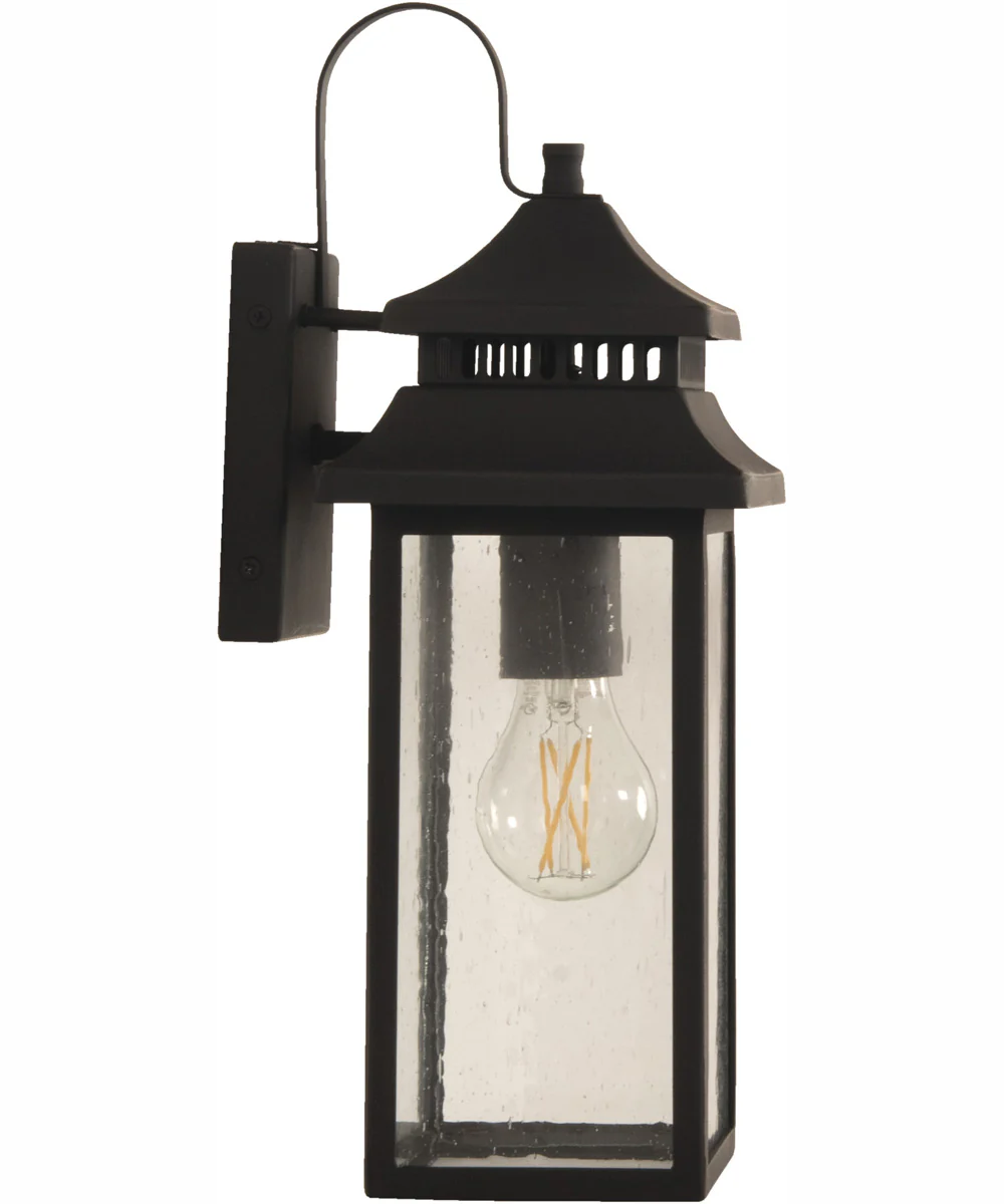 Crossbend 1-Light Outdoor Wall Lantern Dark Bronze Gilded - Image 5