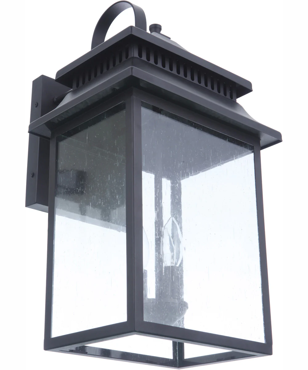 Crossbend 3-Light Outdoor Wall Lantern Matte Black - Image 8
