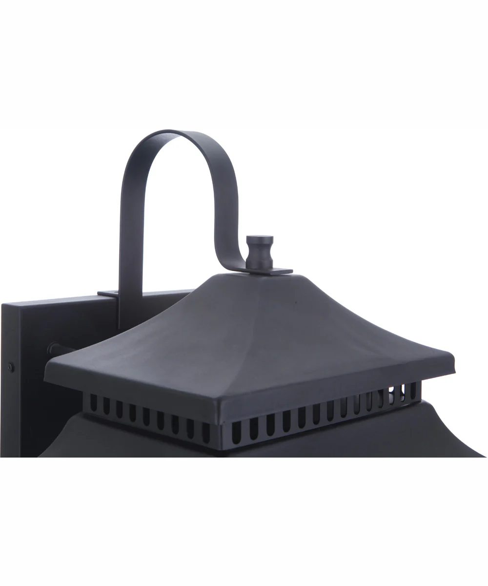 Crossbend 3-Light Outdoor Wall Lantern Matte Black - Image 9