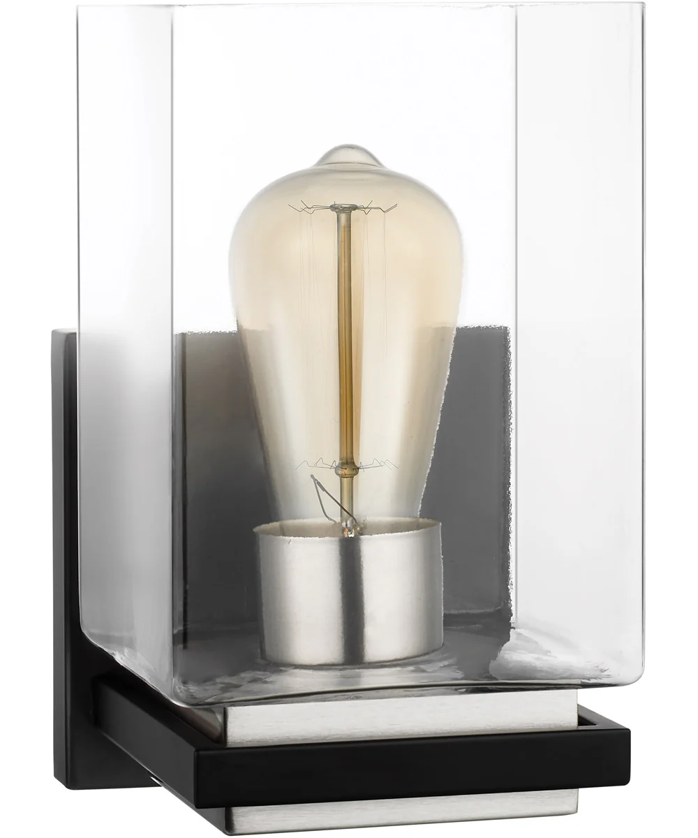 Crossroads 1-Light Vanity & Wall Matte Black