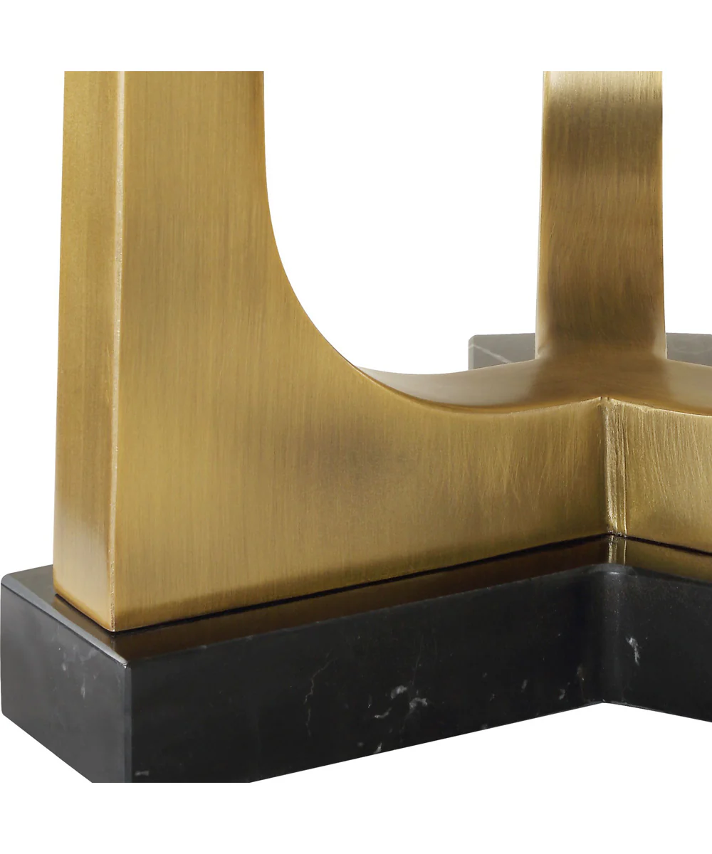 Crossroads Brass Table Lamp - Image 6