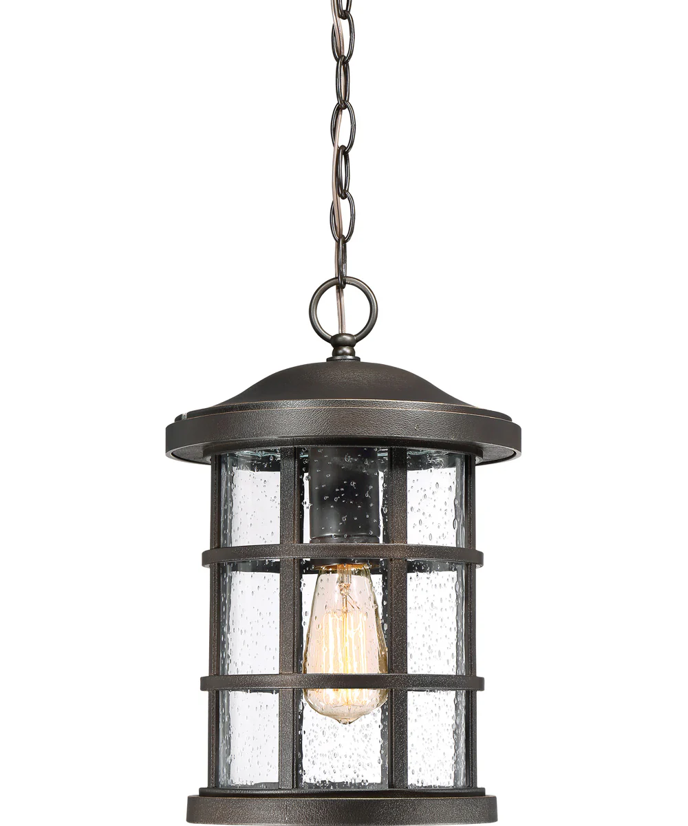 Crusade Large 1-light Outdoor Pendant Light  Coastal Armour Palladian Bronze