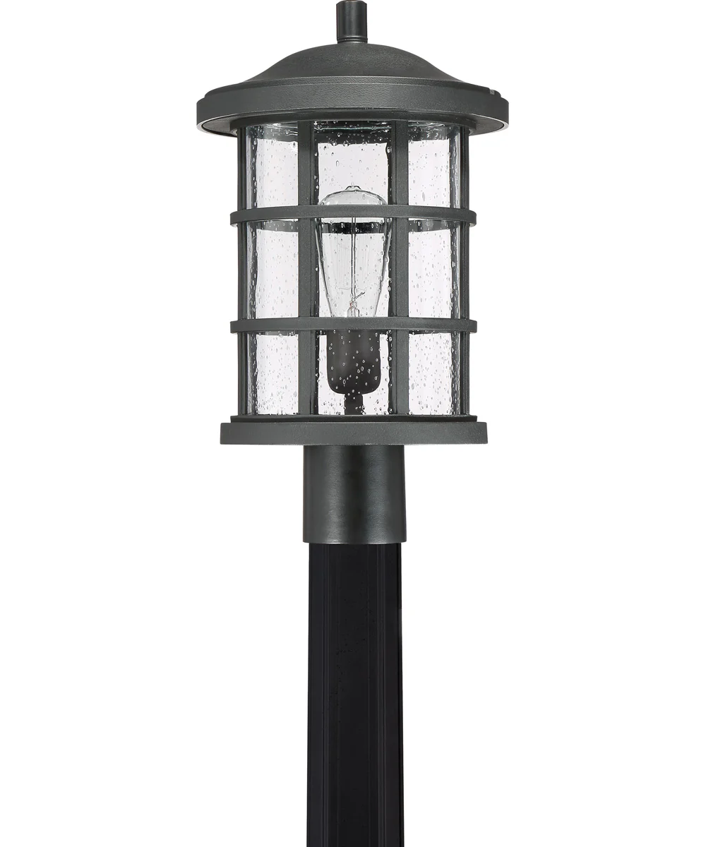 Crusade Large 1-light Outdoor Post Light  Coastal Armour Earth Black - Image 3