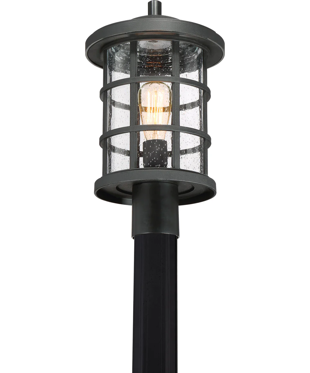 Crusade Large 1-light Outdoor Post Light  Coastal Armour Earth Black - Image 4
