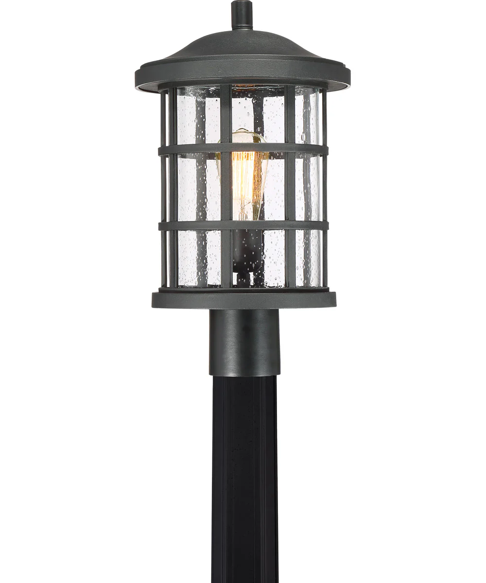 Crusade Large 1-light Outdoor Post Light  Coastal Armour Earth Black - Image 5