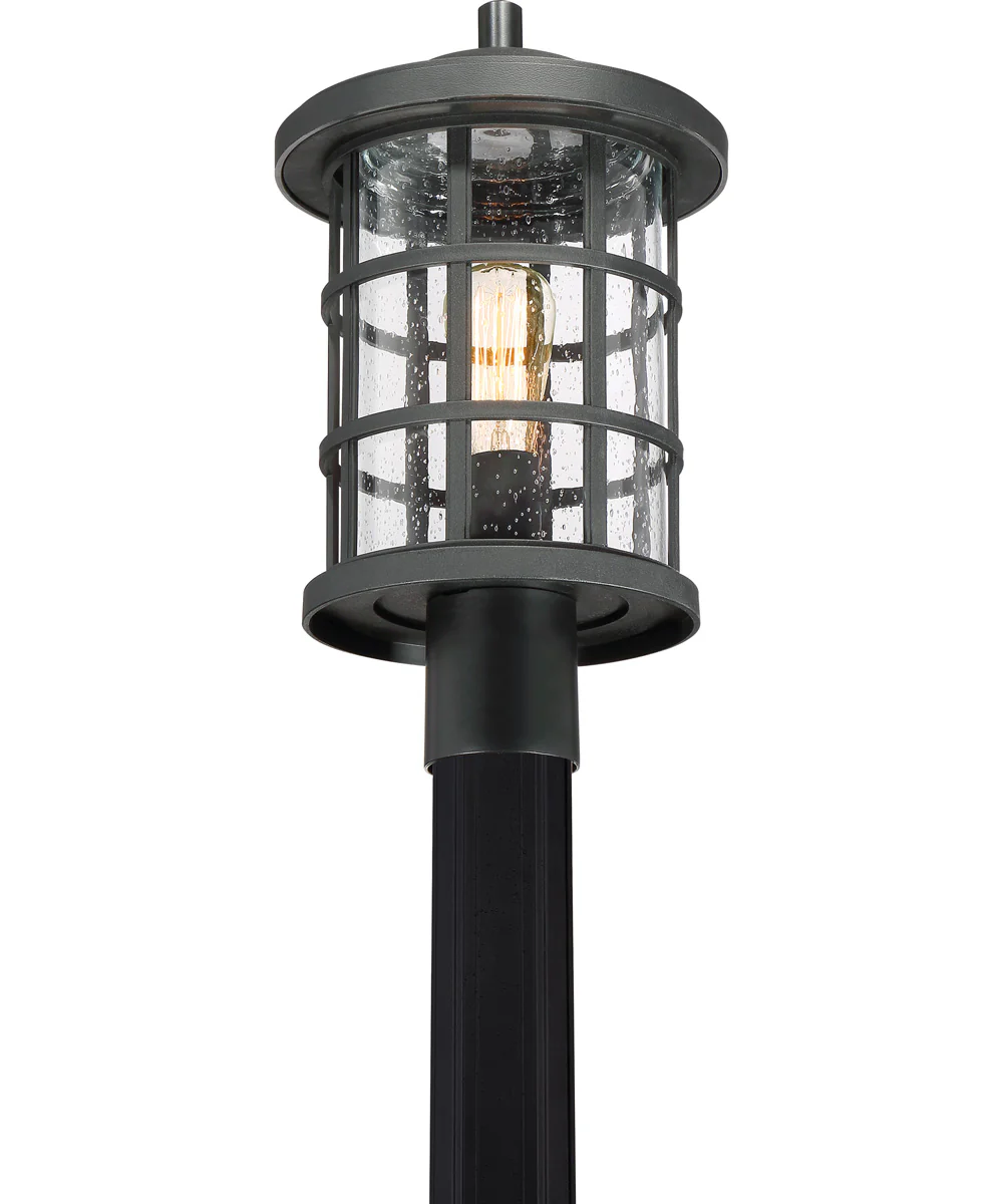 Crusade Large 1-light Outdoor Post Light  Coastal Armour Earth Black - Image 6