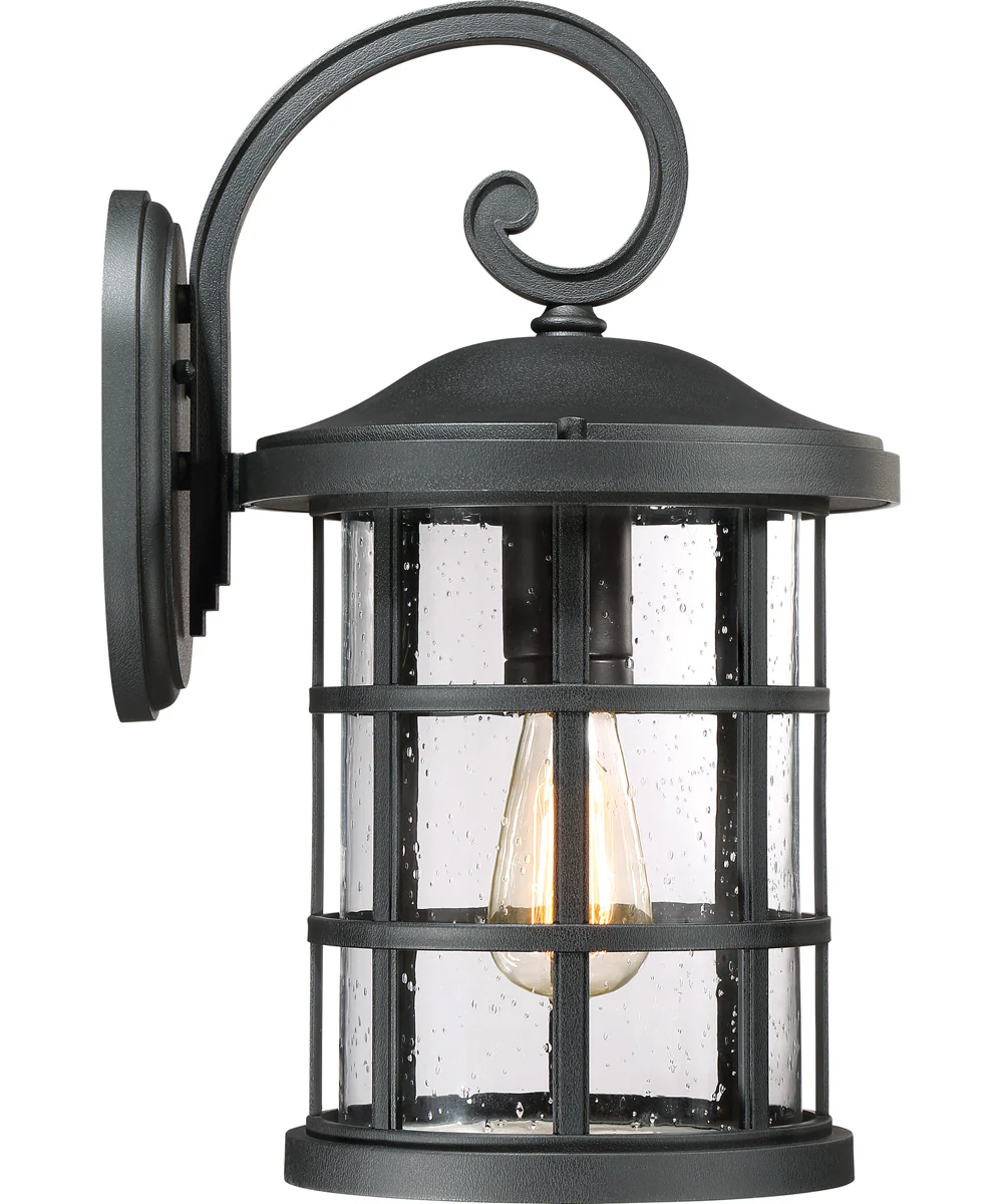 Crusade Large 1-light Outdoor Wall Light  Coastal Armour Earth Black - Image 5
