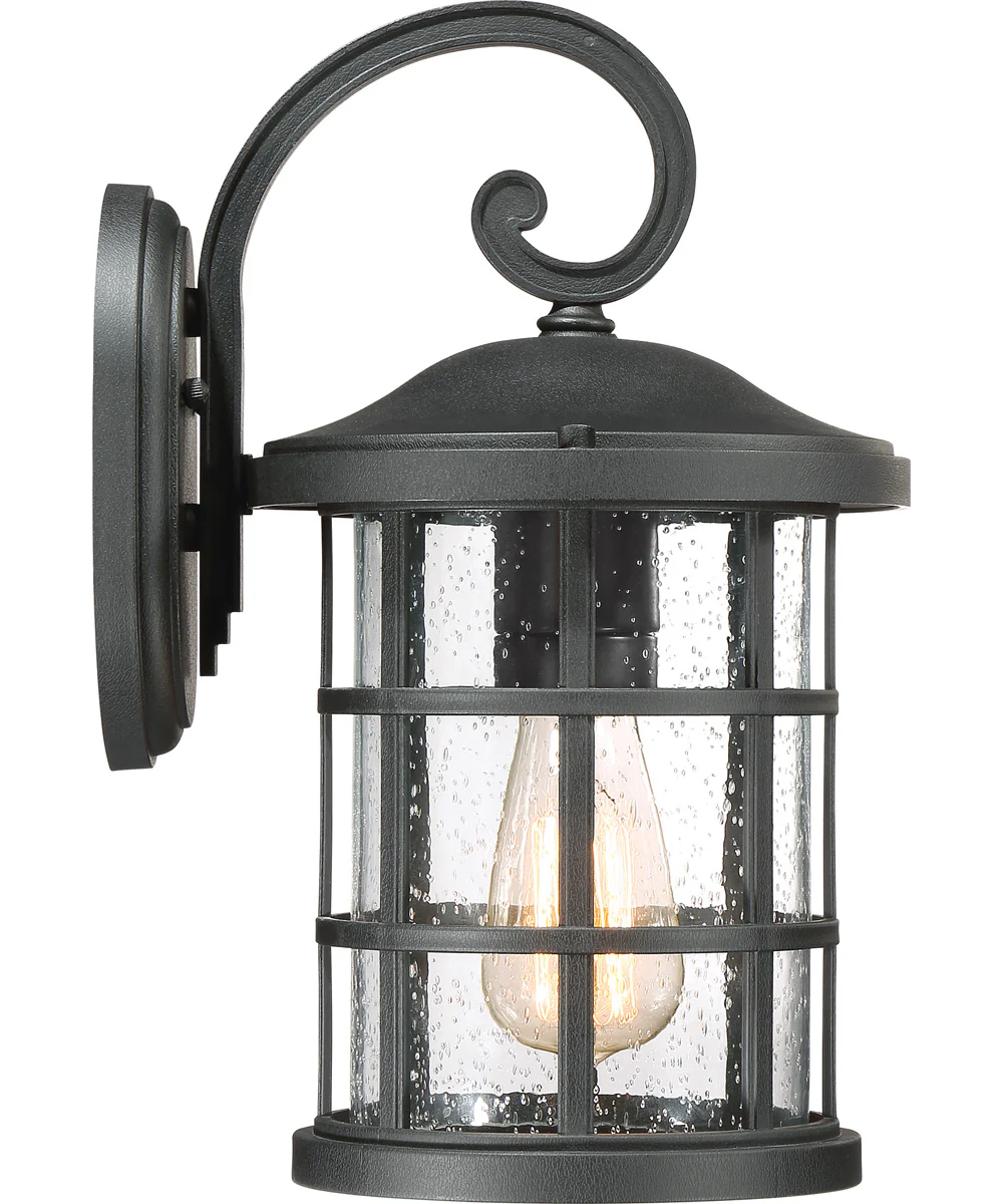 Crusade Medium 1-light Outdoor Wall Light  Coastal Armour Earth Black - Image 5