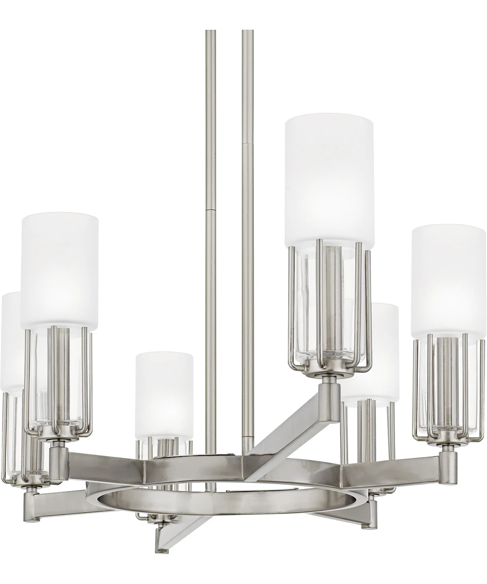 Cruz Large 6-light Island Light Brushed Nickel - Image 5