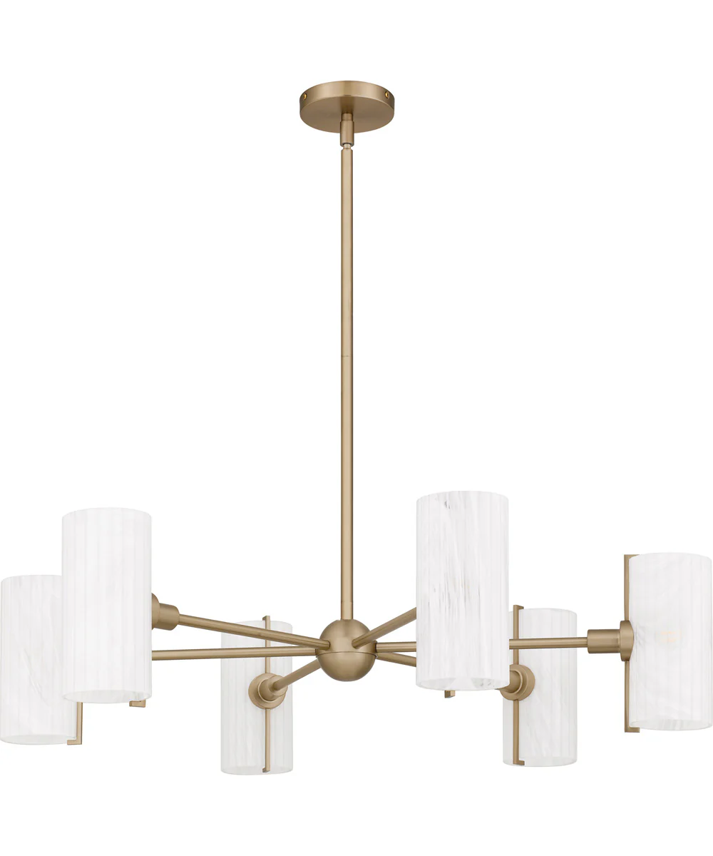 Curran 6-light Chandelier Bronze Gold - Image 2