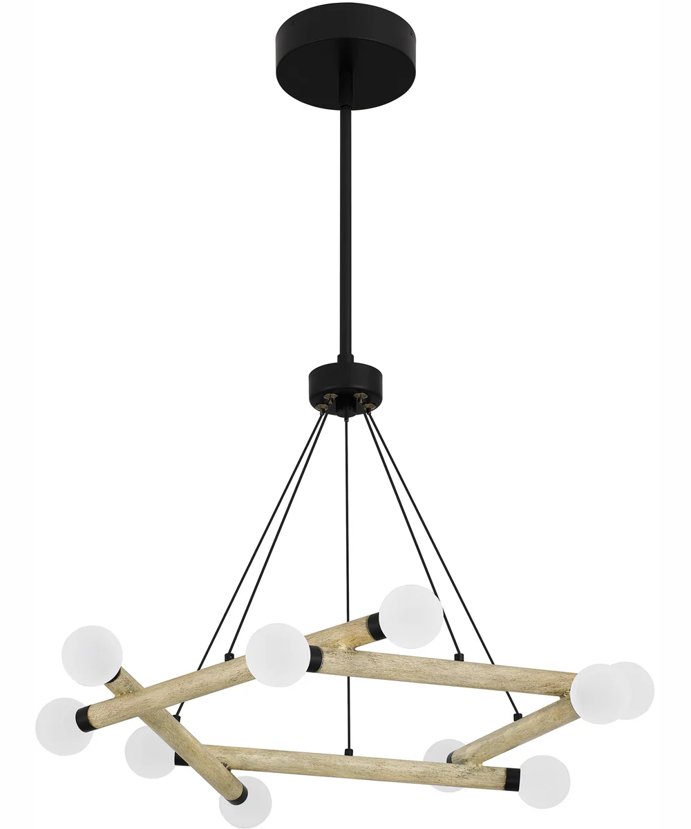 Cyprus  Chandelier Whitewashed Walnut - Image 3