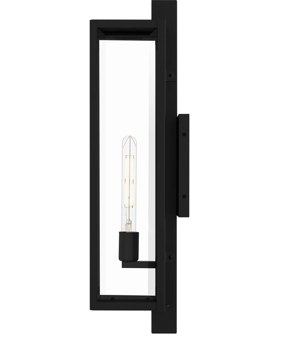 Dale Large 1-light Outdoor Wall Light Matte Black - Image 4