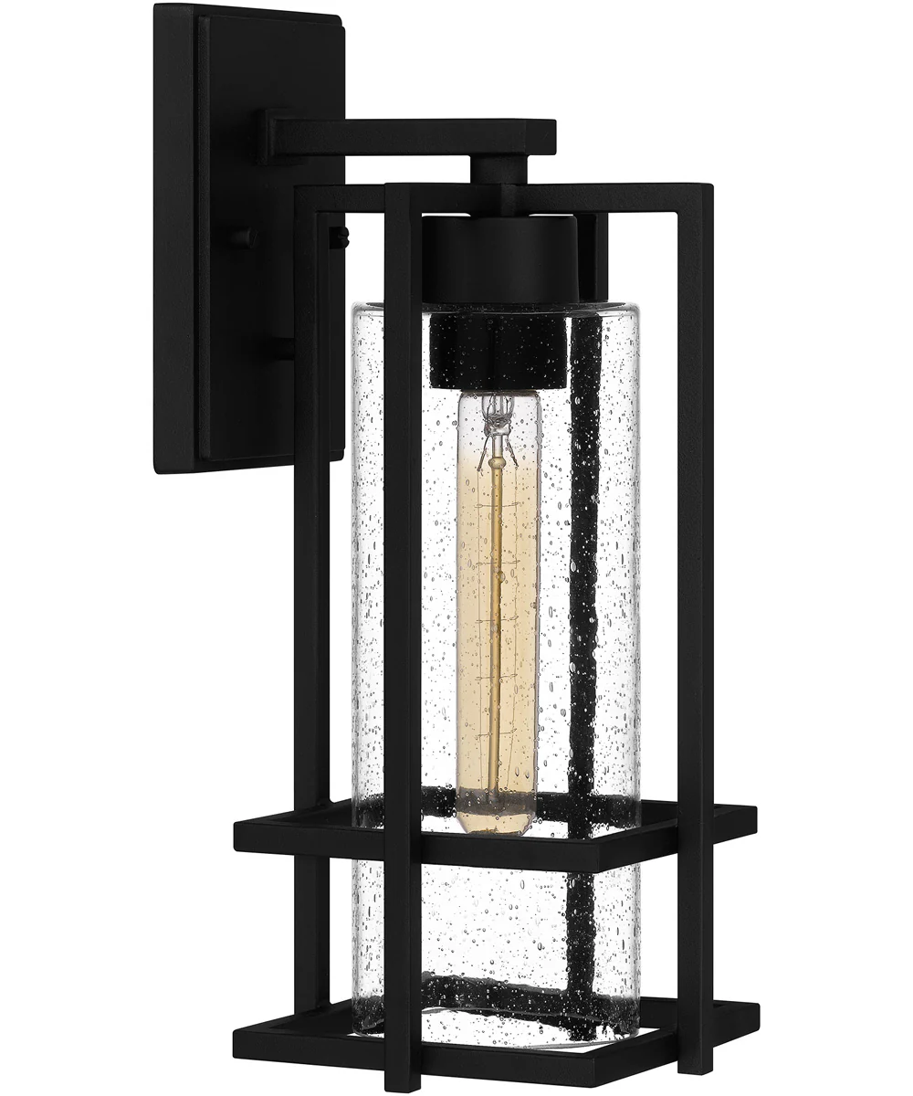 Damien Medium 1-light Outdoor Wall Light Coastal Armour Aluminum Earth Black - Image 3