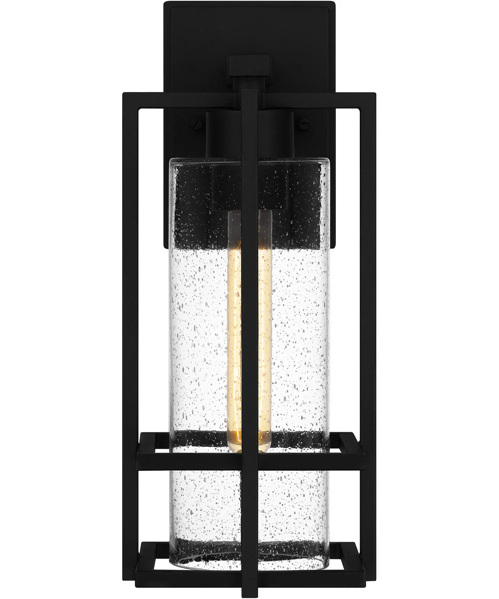 Damien Medium 1-light Outdoor Wall Light Coastal Armour Aluminum Earth Black - Image 4