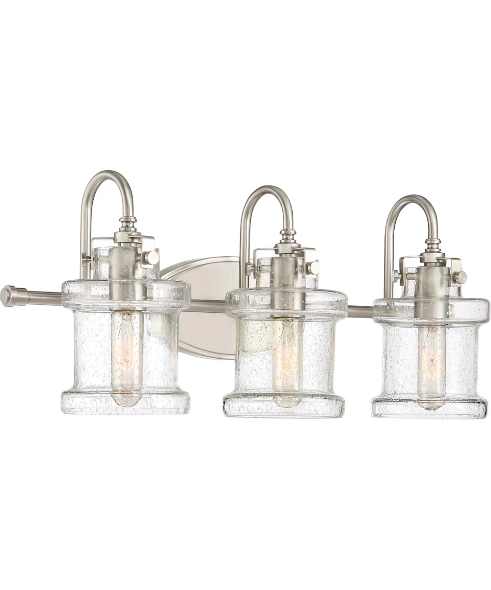 Danbury Large 3-light Bath Light Brushed Nickel - Image 4