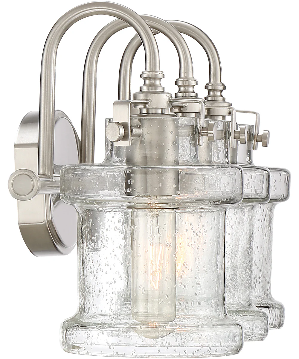 Danbury Large 3-light Bath Light Brushed Nickel - Image 5