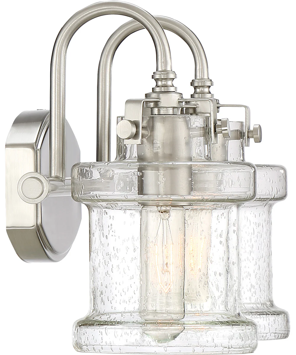 Danbury Medium 2-light Bath Light Brushed Nickel - Image 4