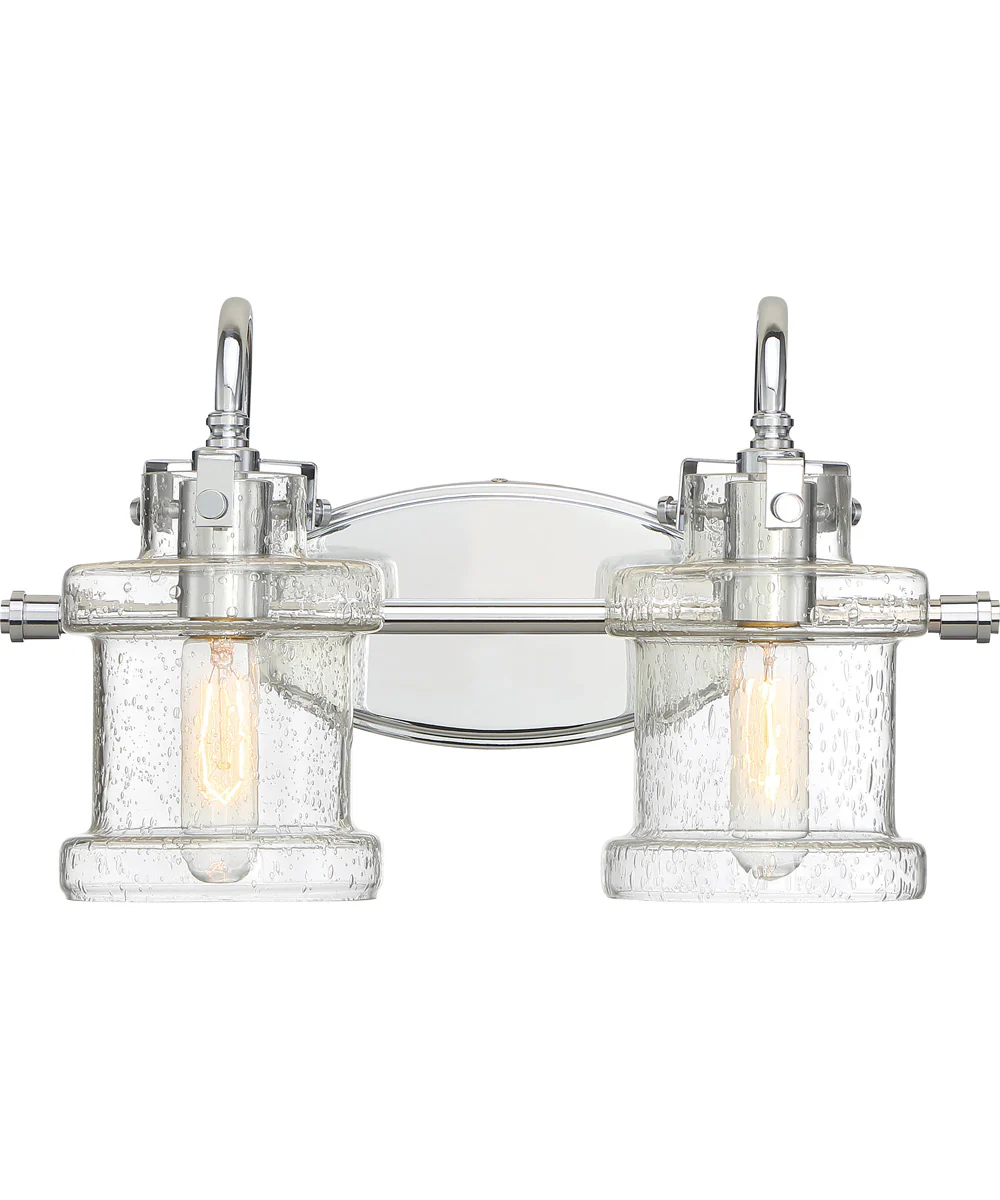 Danbury Medium 2-light Bath Light Polished Chrome - Image 2