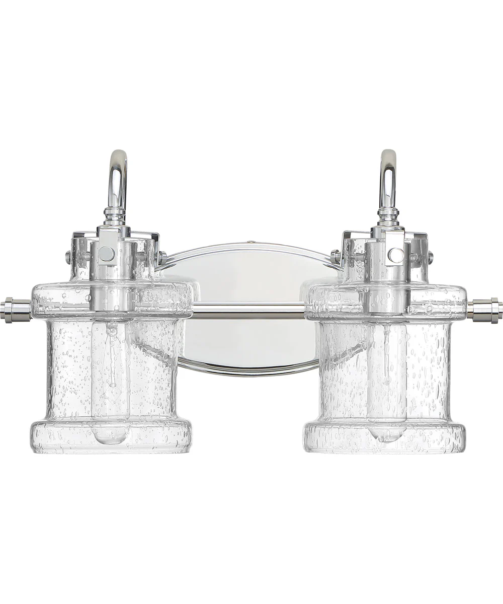 Danbury Medium 2-light Bath Light Polished Chrome - Image 3