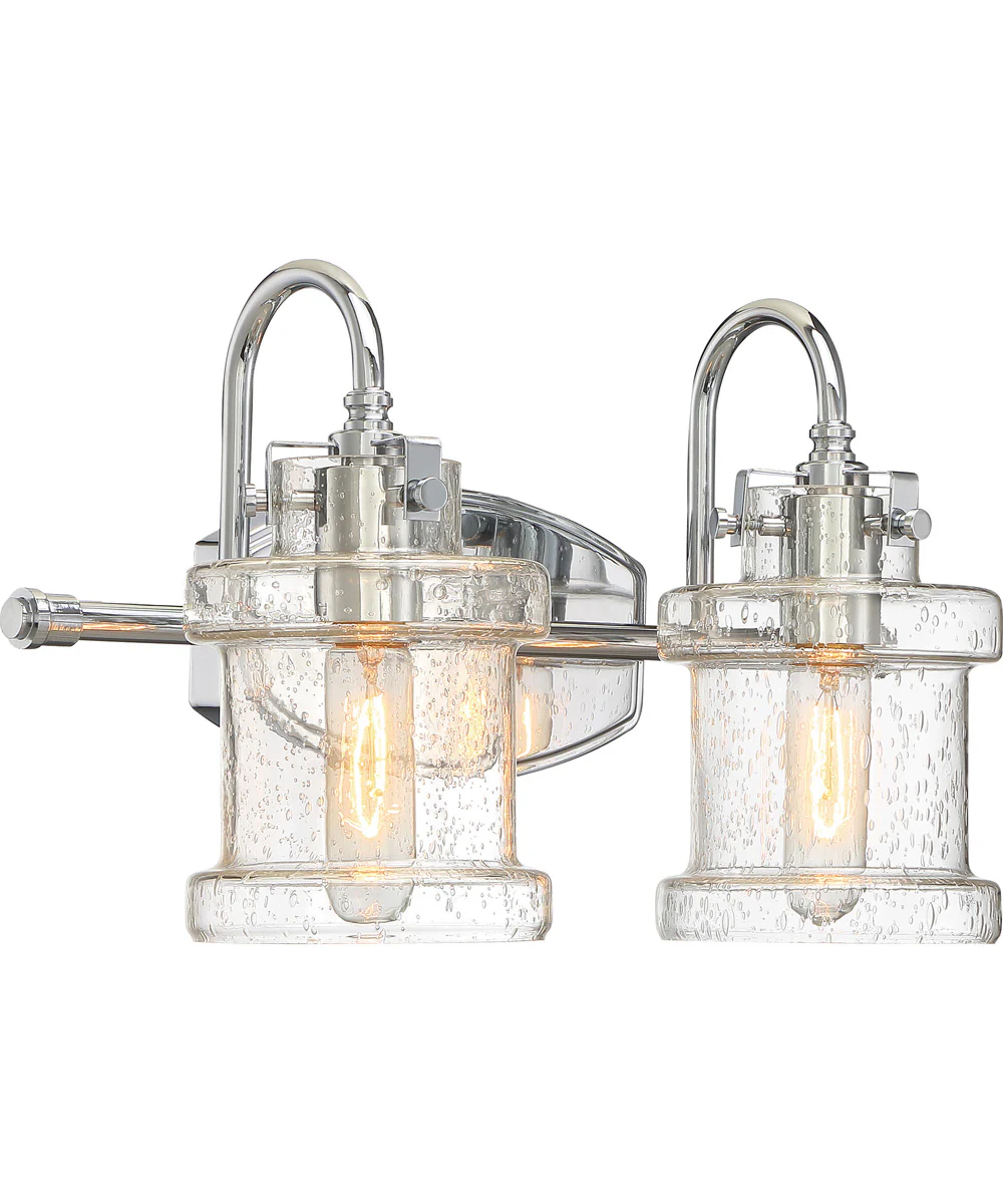 Danbury Medium 2-light Bath Light Polished Chrome - Image 4