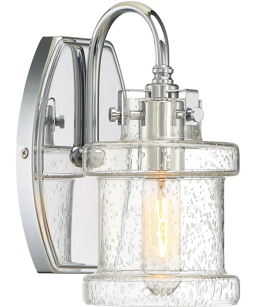 Danbury Small 1-light Wall Sconce Polished Chrome - Image 2