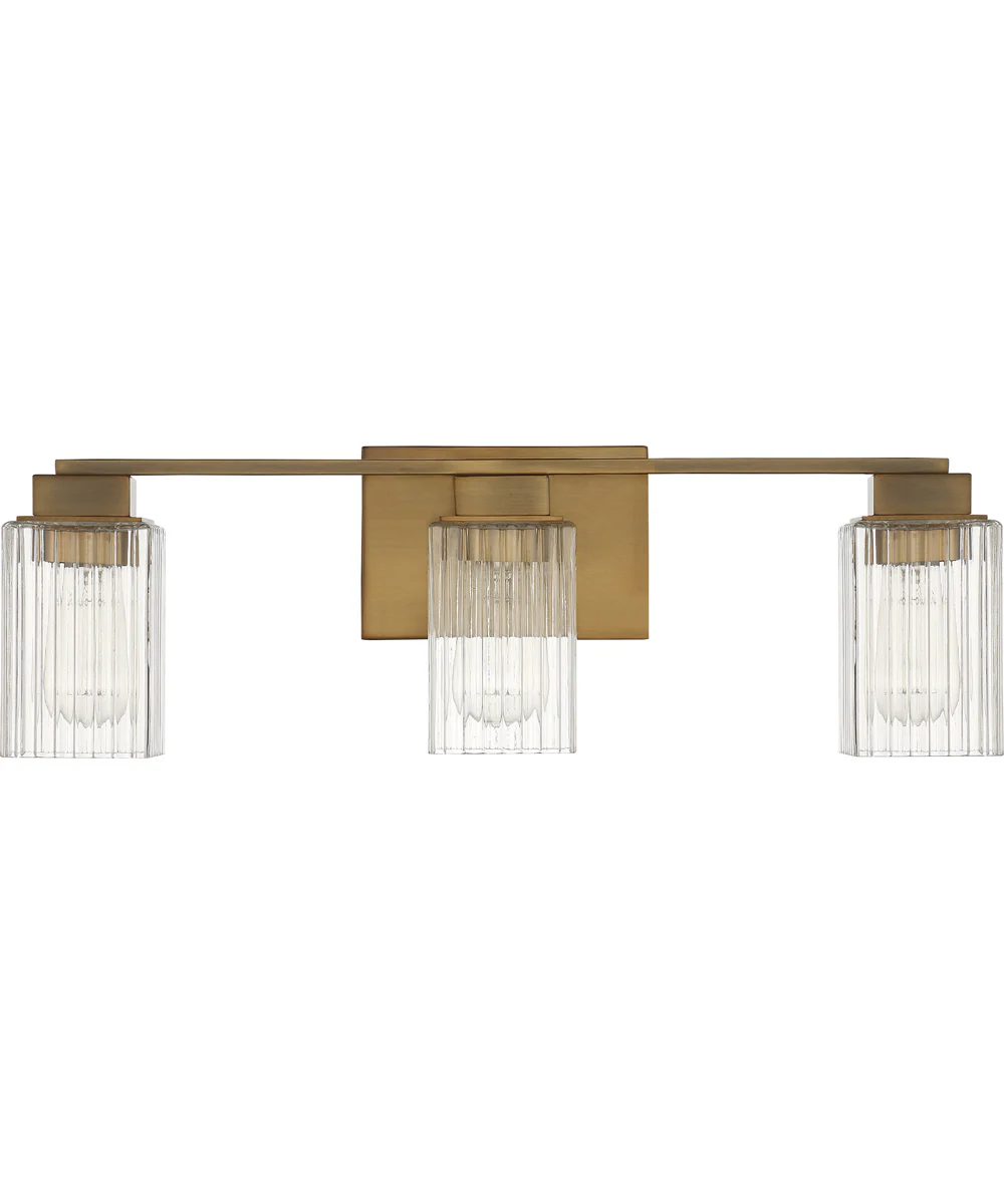 Danson Large 3-light Bath Light Weathered Brass - Image 3