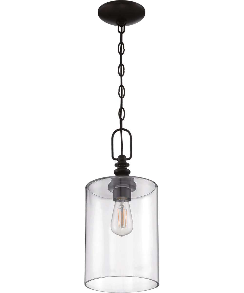 Dardyn 1-Light Mini Pendant Flat Black - Image 3