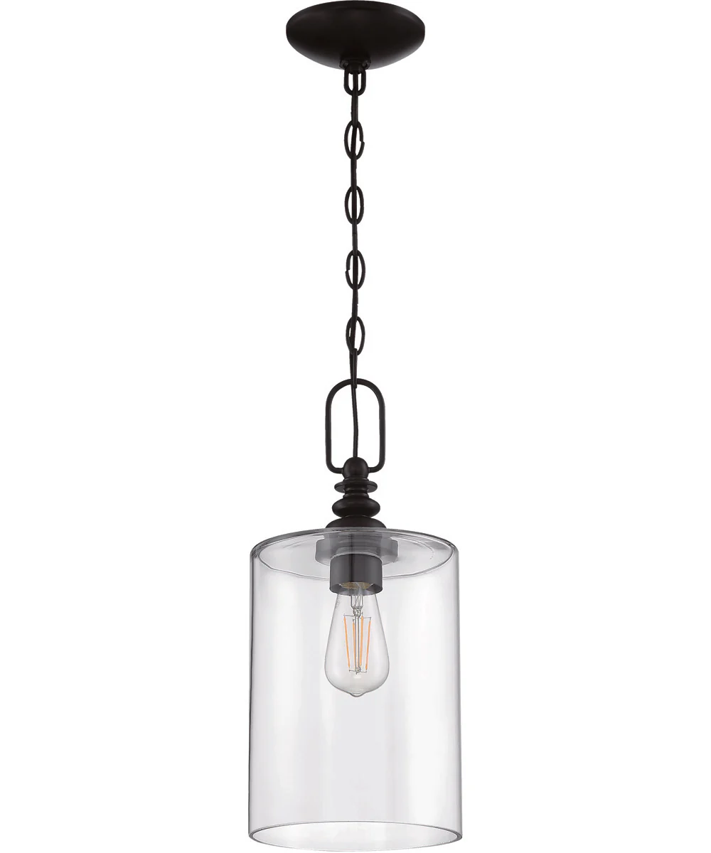 Dardyn 1-Light Mini Pendant Flat Black - Image 4