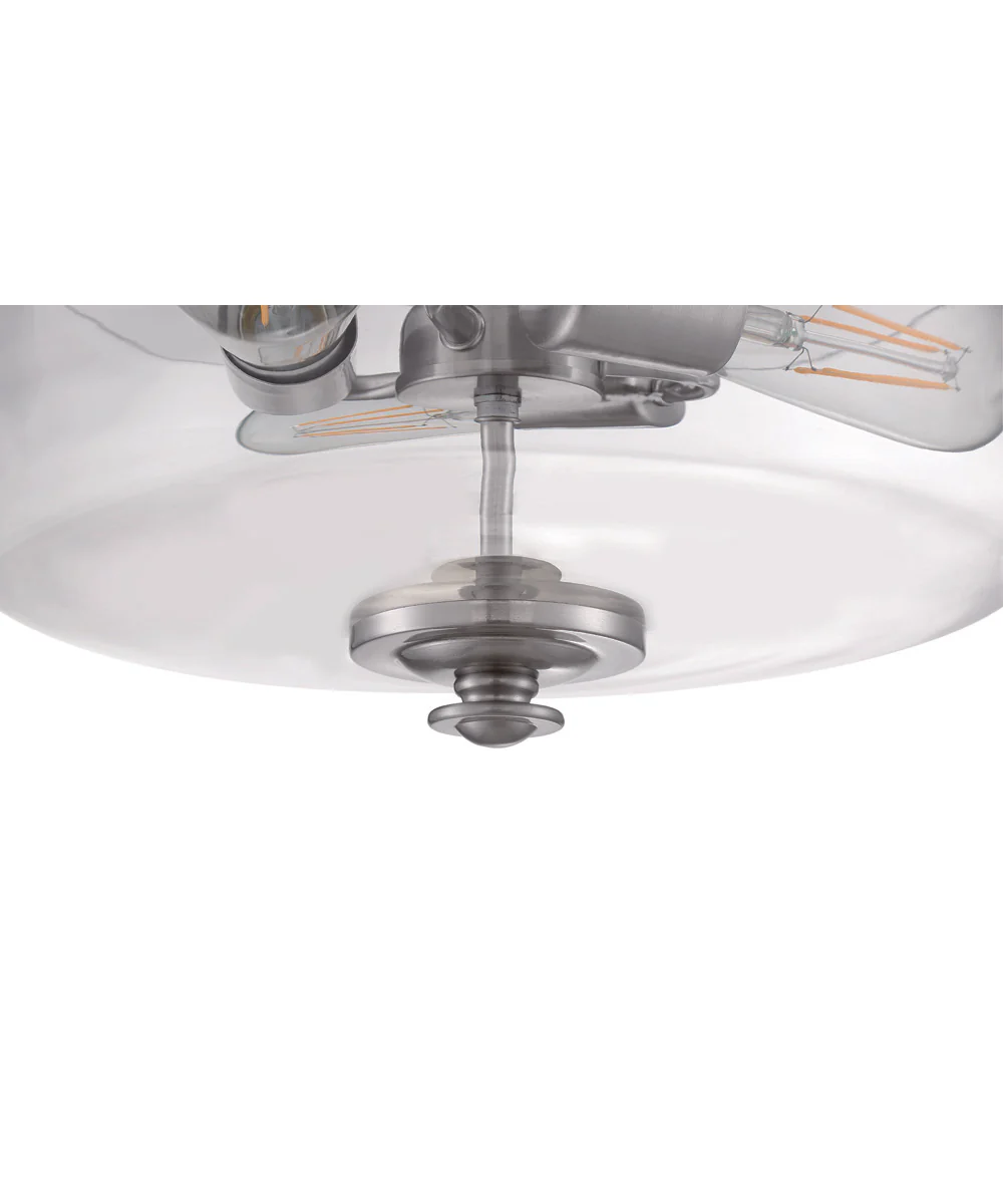 Dardyn 3-Light Convertible Semi Flush Brushed Polished Nickel - Image 6