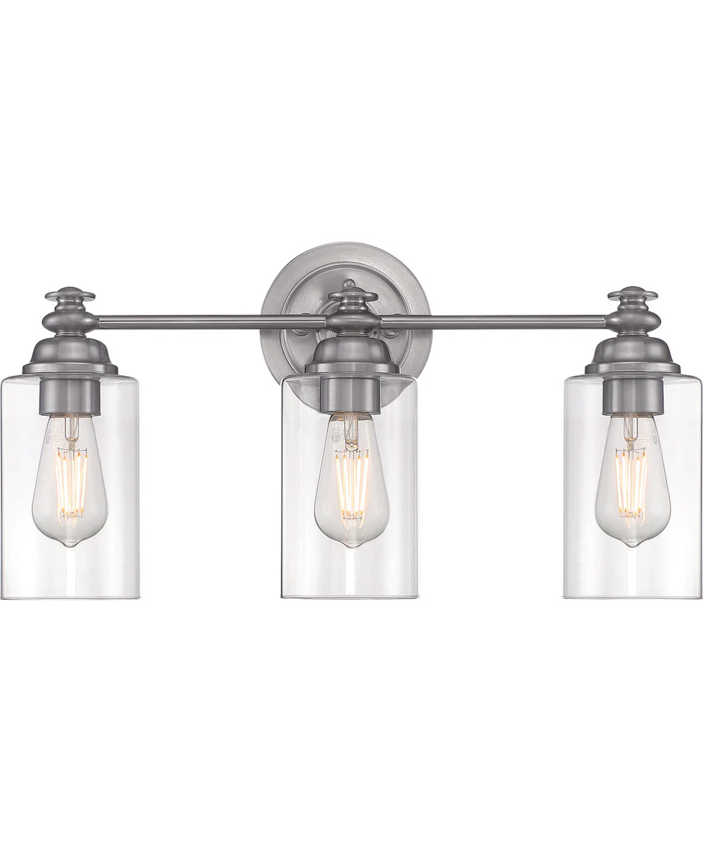 Dardyn 3-Light Vanity Brushed Polished Nickel - Image 4