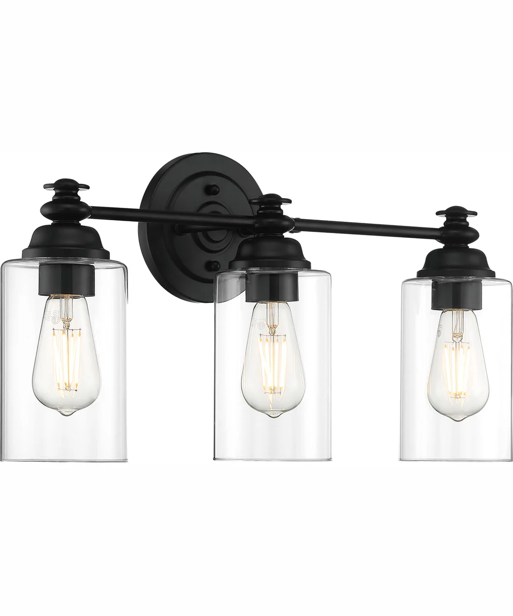 Dardyn 3-Light Vanity Flat Black - Image 2