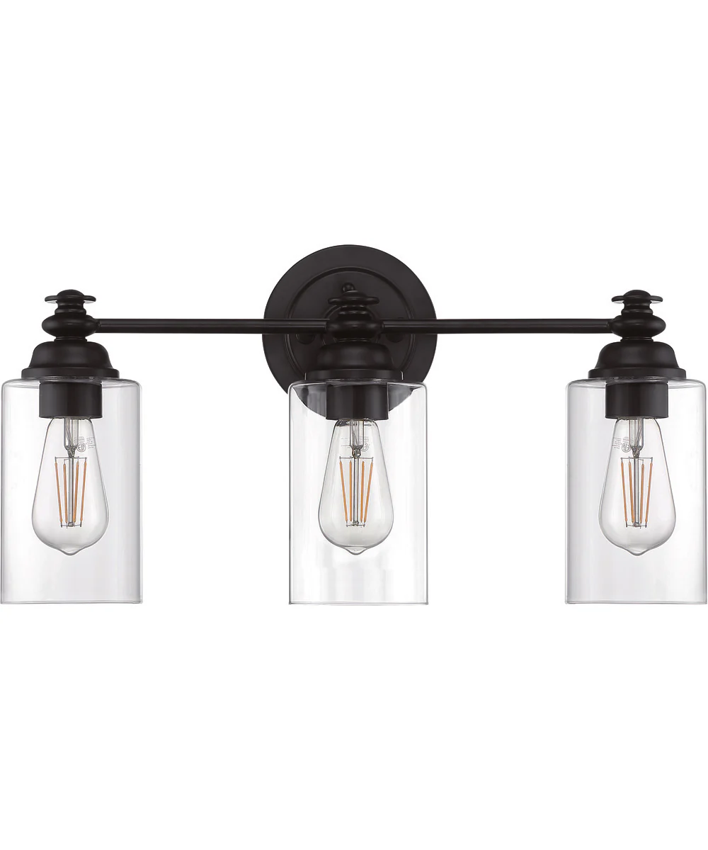 Dardyn 3-Light Vanity Flat Black - Image 3