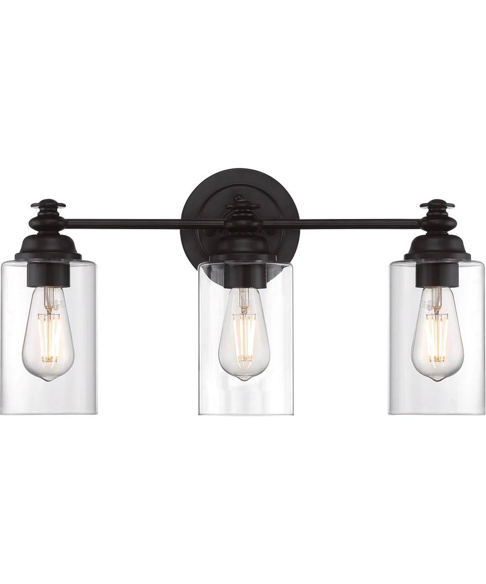 Dardyn 3-Light Vanity Flat Black - Image 4