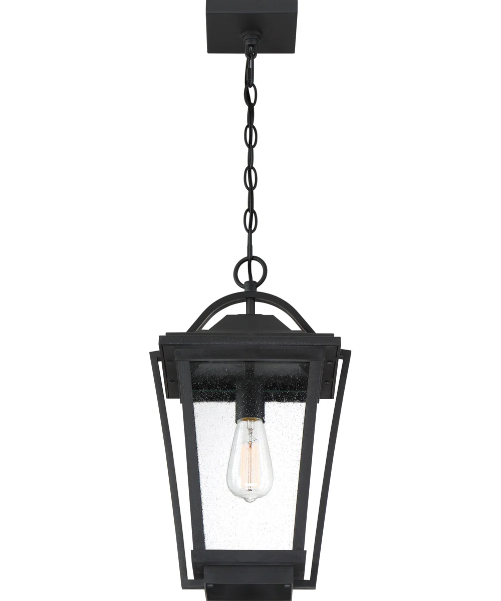 Darius Large 1-light Outdoor Pendant Light Coastal Armour Earth Black - Image 5