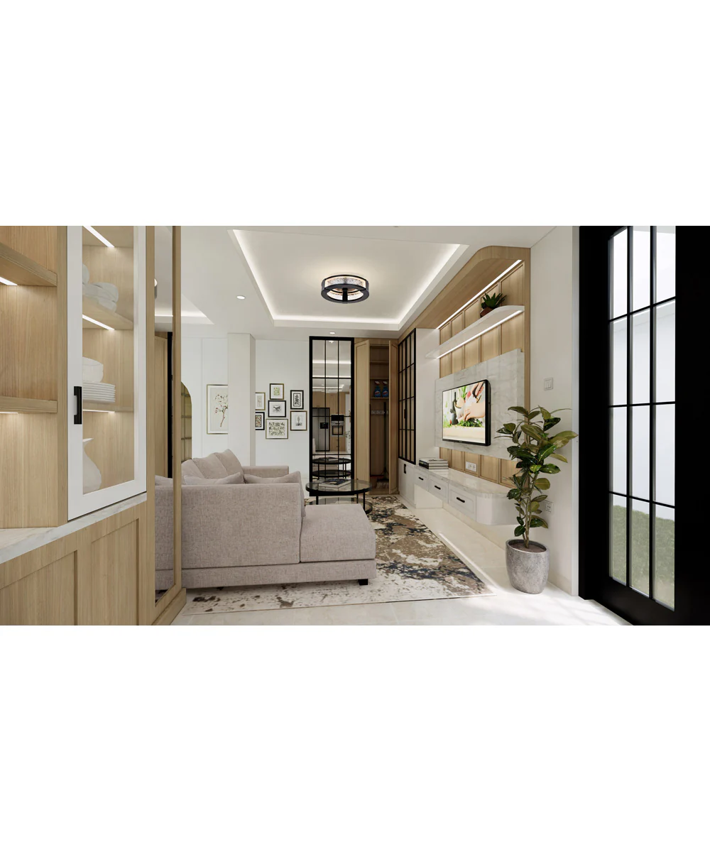 Darrow  Close-to-Ceiling Matte Black - Image 2