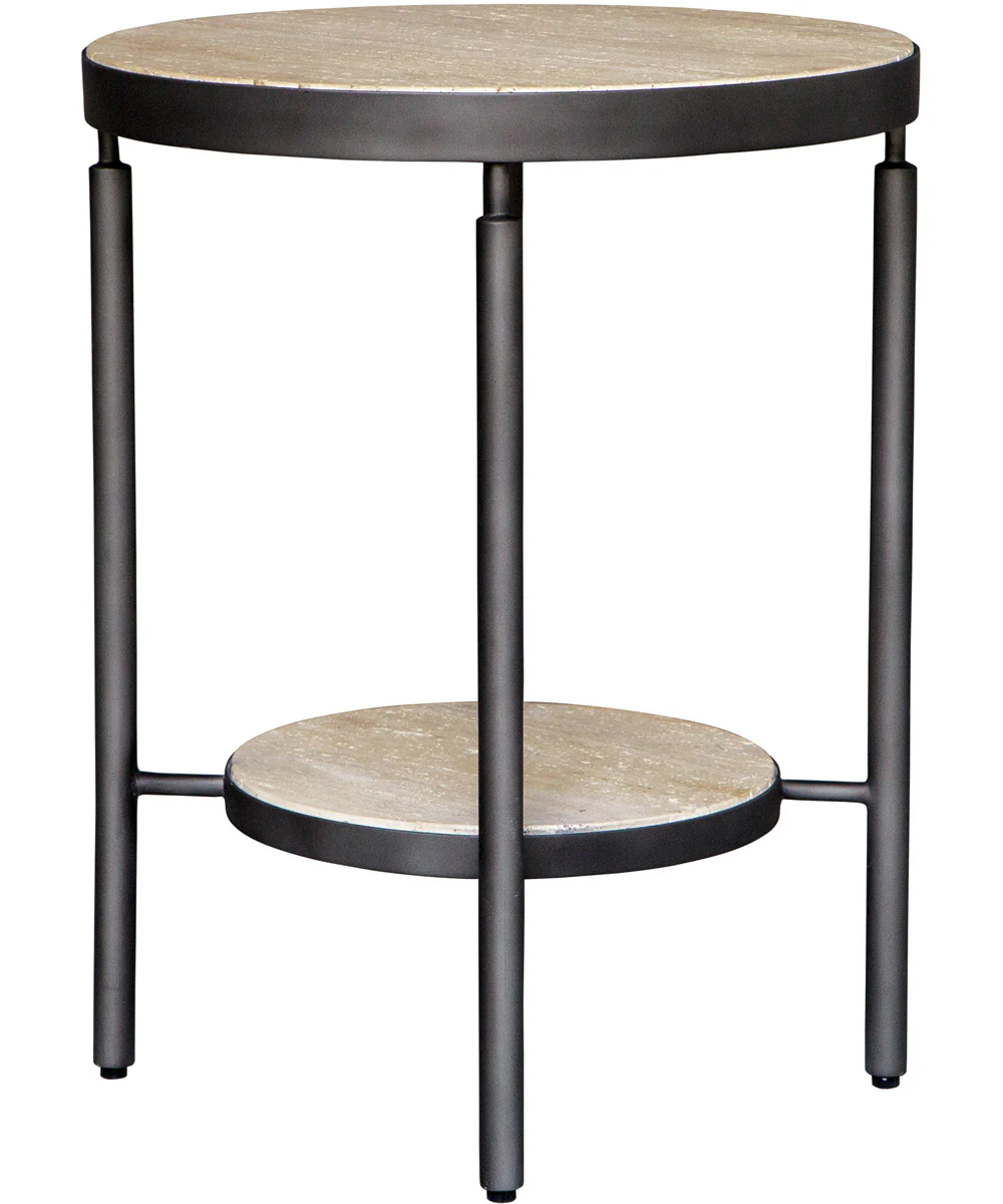 Dauntless Travertine Side Table - Image 5