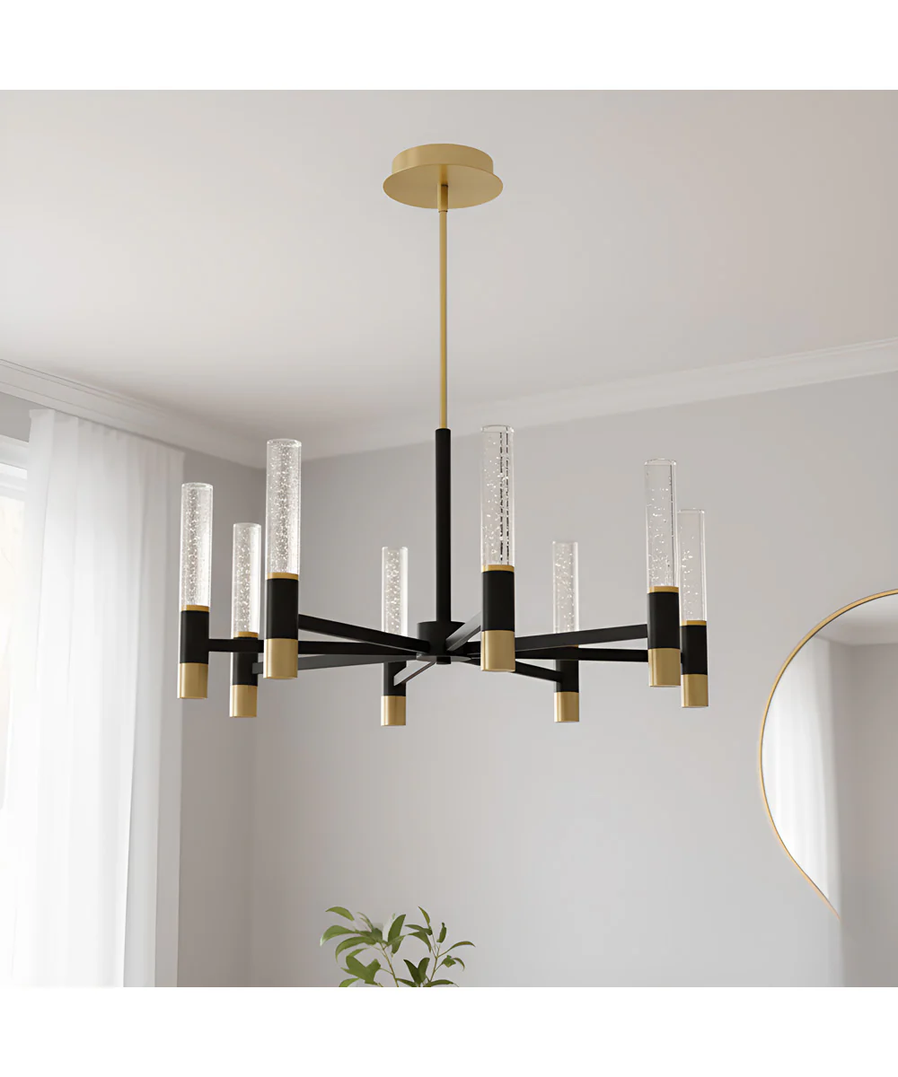 Davies 8-light Chandelier Brushed Gold - Image 2