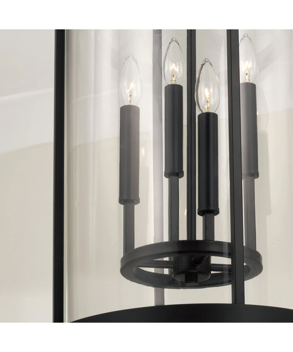 Davis 4-Light Pendant Espresso and Brass - Image 5