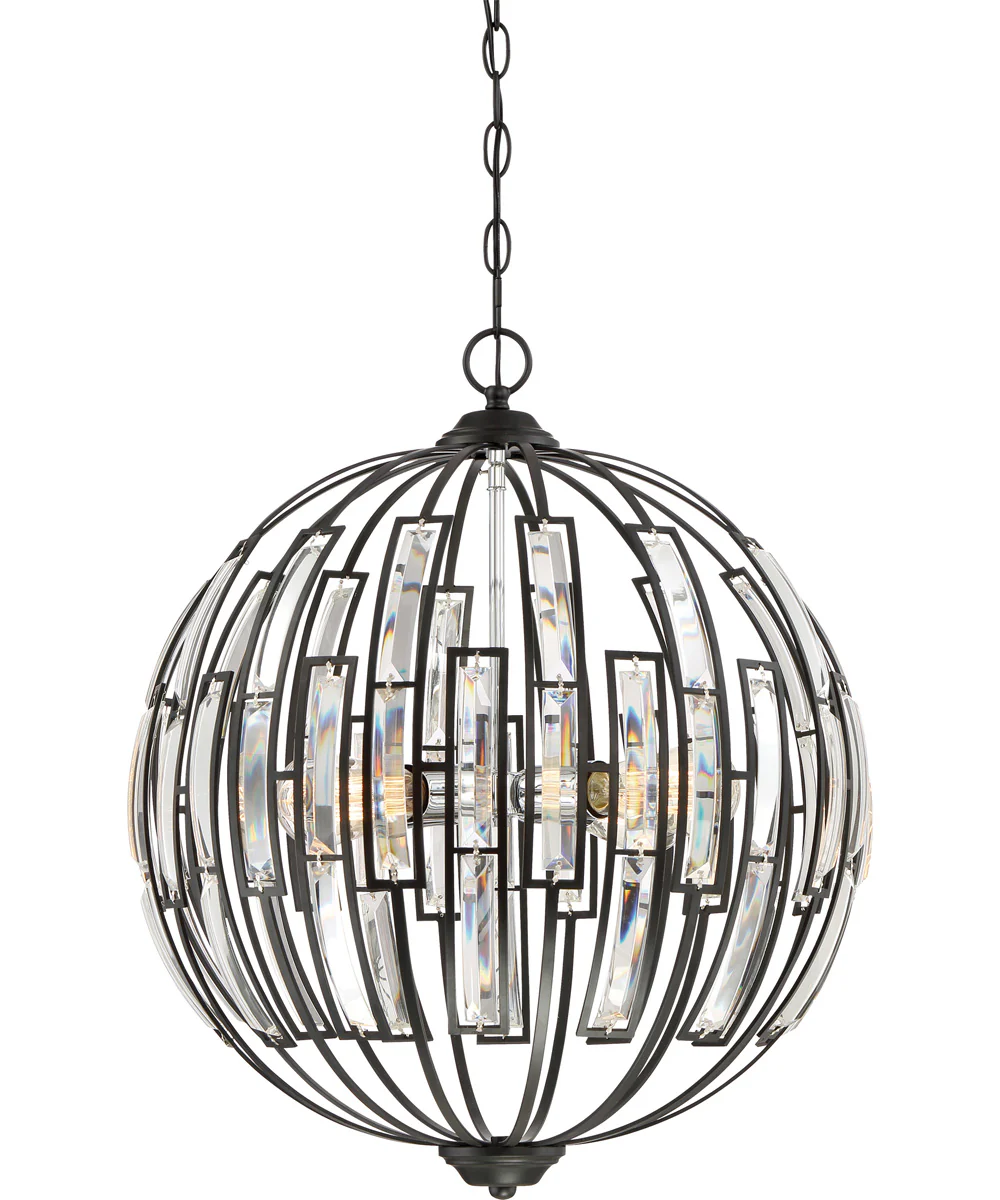 Dawn 4-light Pendant Earth Black - Image 2